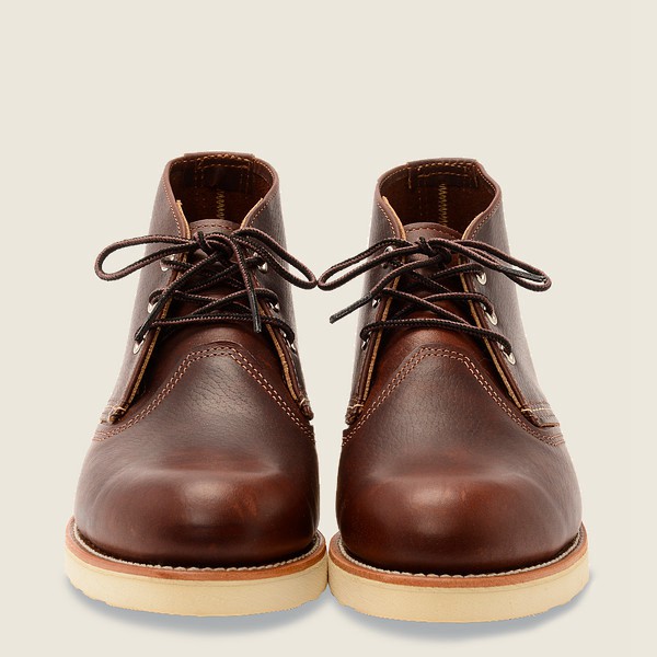 Red Wing Heritage Ayakkabı Erkek - Work - Chukka Oil-Slick Deri - Kahverengi - 07PGXOCZB